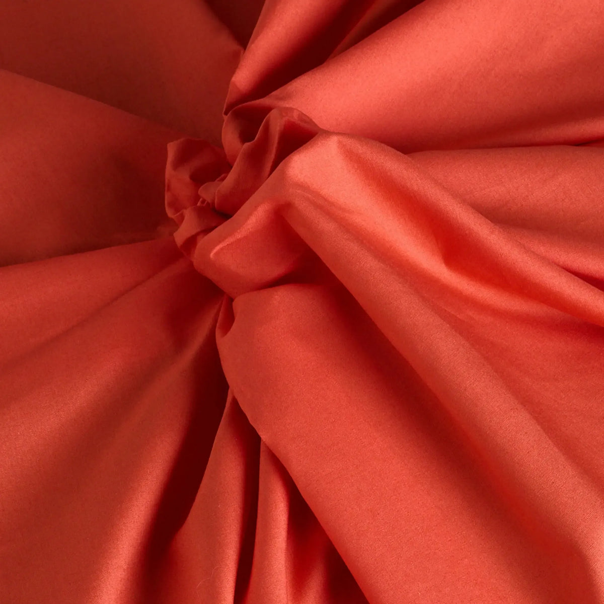 Atelier Brunette-Poplin-fabric-Poppy Tangerine-gather here online