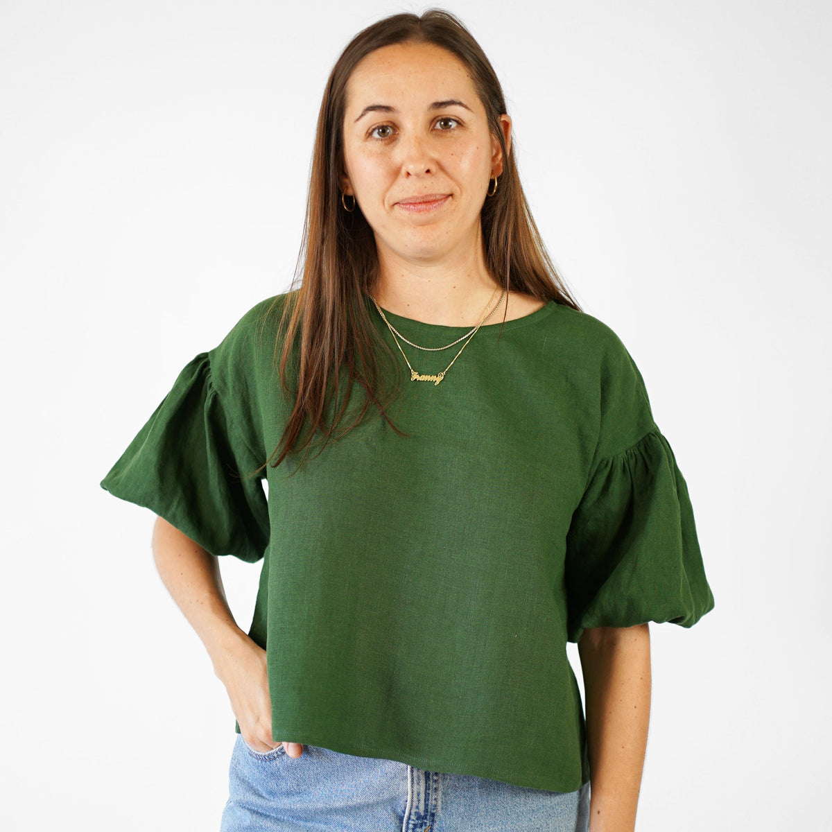 Matchy Matchy Sewing Club-Perfect Puff Sleeve Top Pattern - PDF DOWNLOAD-sewing pattern-gather here online