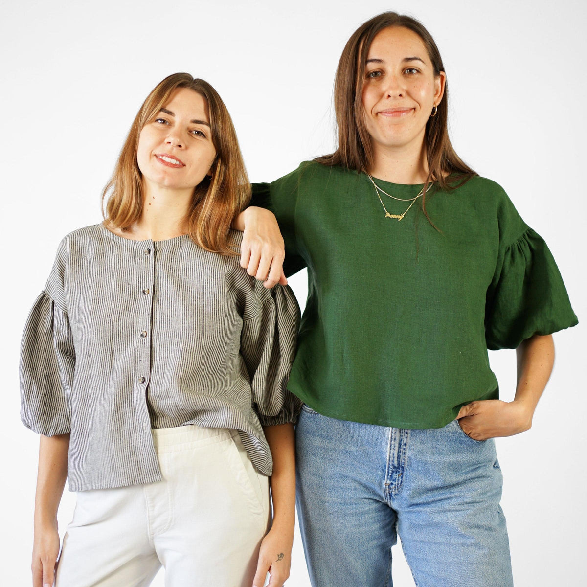 Matchy Matchy Sewing Club-Perfect Puff Sleeve Top Pattern - PDF DOWNLOAD-sewing pattern-gather here online