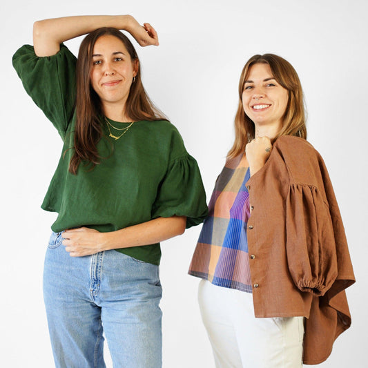 Matchy Matchy Sewing Club-Perfect Puff Sleeve Top Pattern - PDF DOWNLOAD-sewing pattern-gather here online