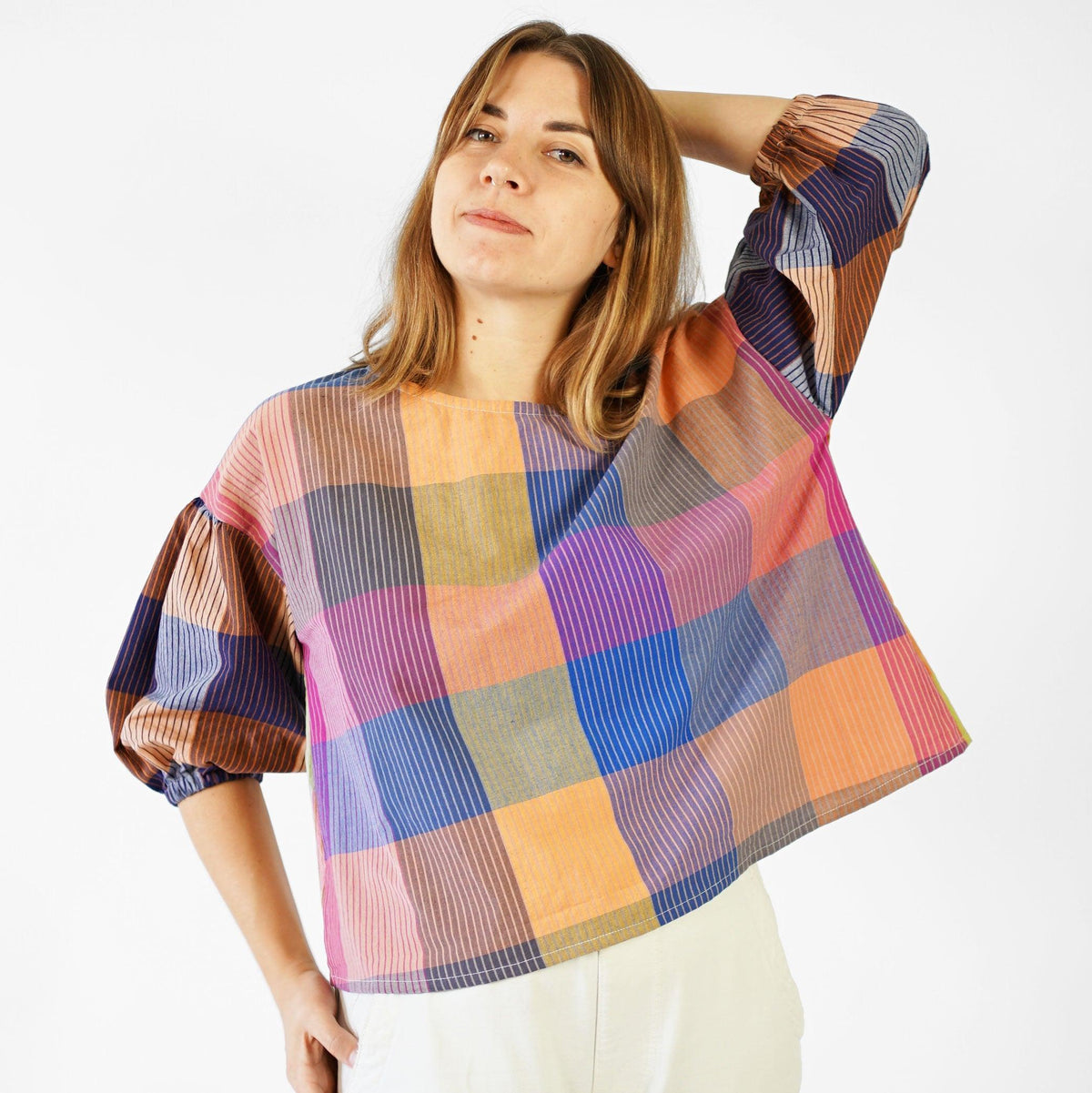 Matchy Matchy Sewing Club-Perfect Puff Sleeve Top Pattern - PDF DOWNLOAD-sewing pattern-gather here online
