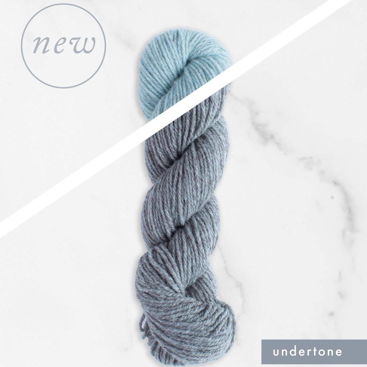Brooklyn Tweed-Tones-yarn-Icicle - Undertone-gather here online