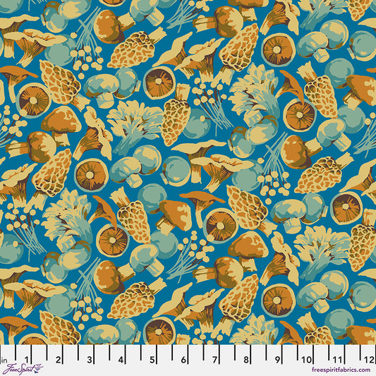 Free Spirit-Mushroom Mix Blue-fabric-gather here online