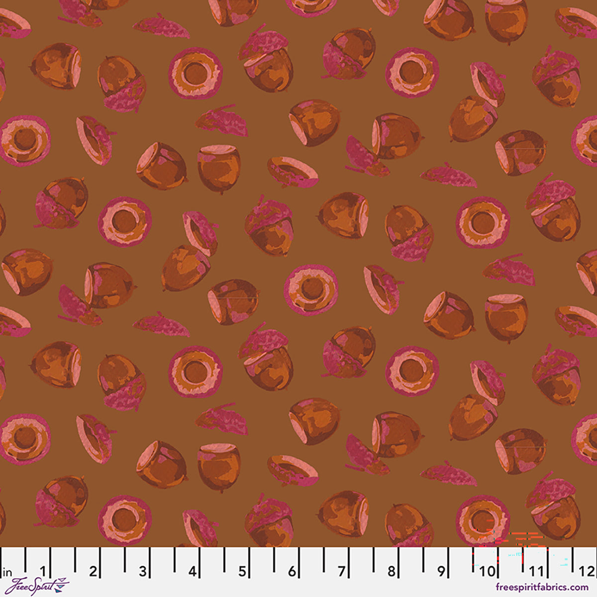 Free Spirit-Acorn Harvest Brown-fabric-gather here online