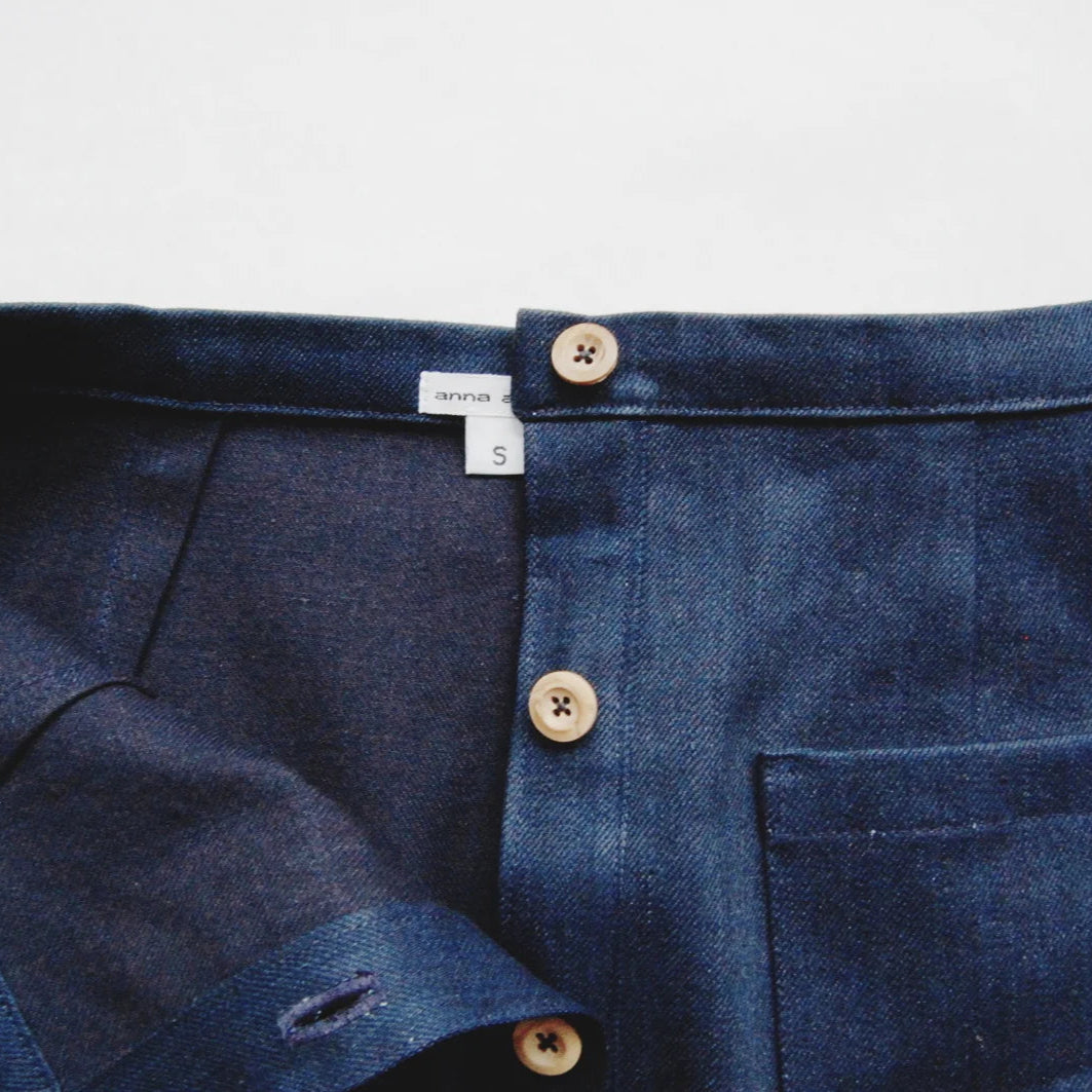 Anna Allen Patterns-Denim Button Up Skirt Pattern - PDF DOWNLOAD-sewing pattern-gather here online