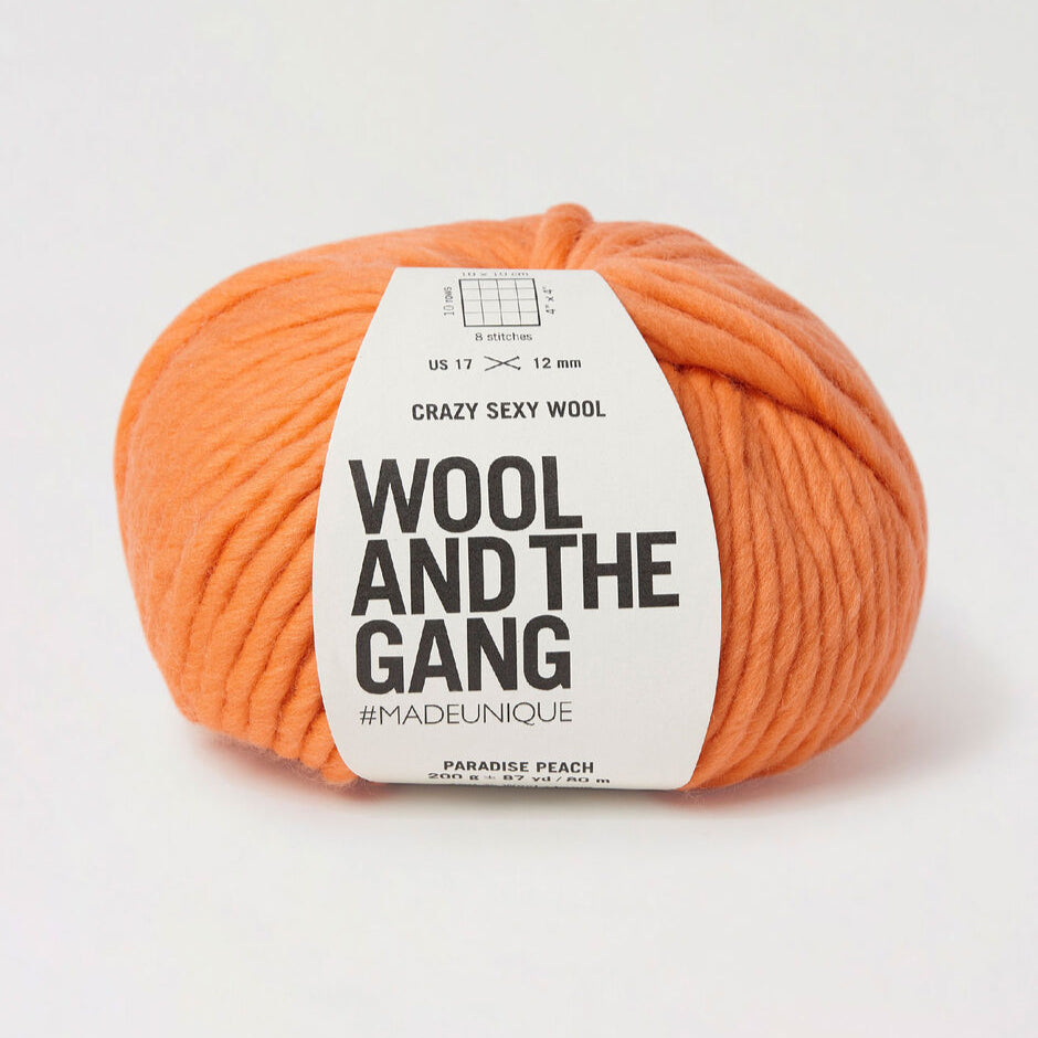 Wool and the Gang-Crazy Sexy Wool-yarn-Paradise Peach-gather here online
