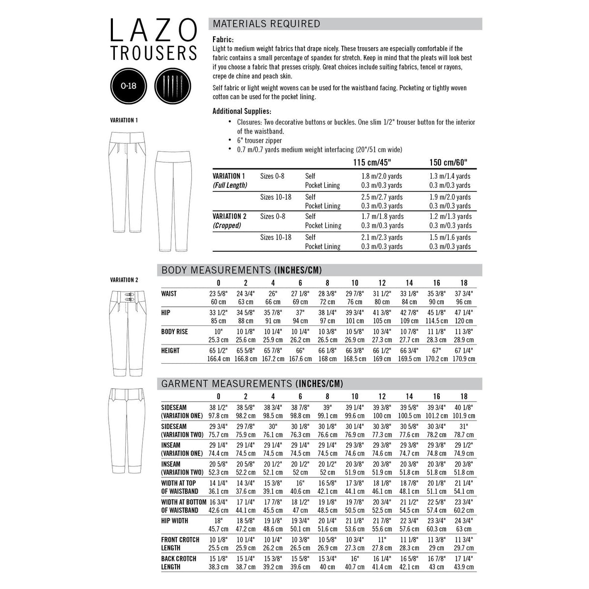 Thread Theory-Lazo Trousers Pattern - PDF DOWNLOAD-sewing pattern-gather here online