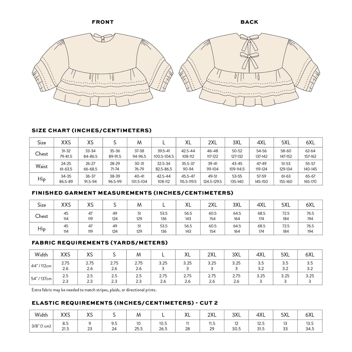Matchy Matchy Sewing Club-Pintuck Poet Blouse Pattern - PDF DOWNLOAD-sewing pattern-gather here online
