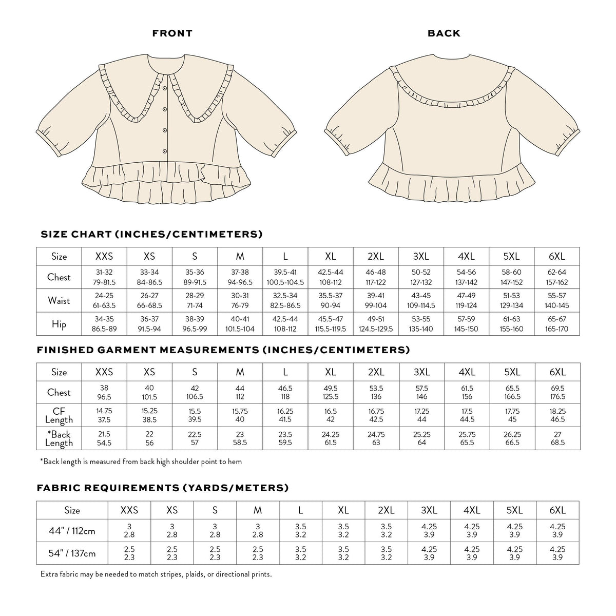 Matchy Matchy Sewing Club-Playdate Blouse Pattern - PDF DOWNLOAD-sewing pattern-gather here online