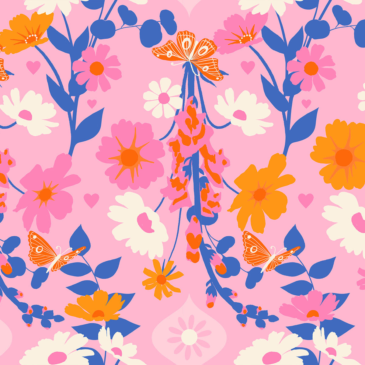 Ruby Star Society-Foxgloves Posy-fabric-gather here online