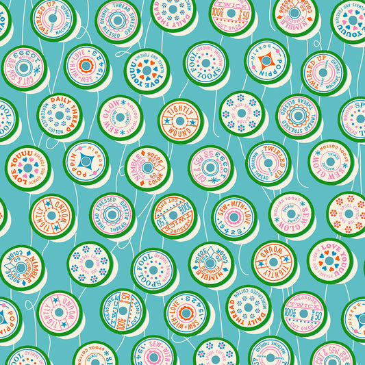 Ruby Star Society-Spools Turquoise-fabric-gather here online