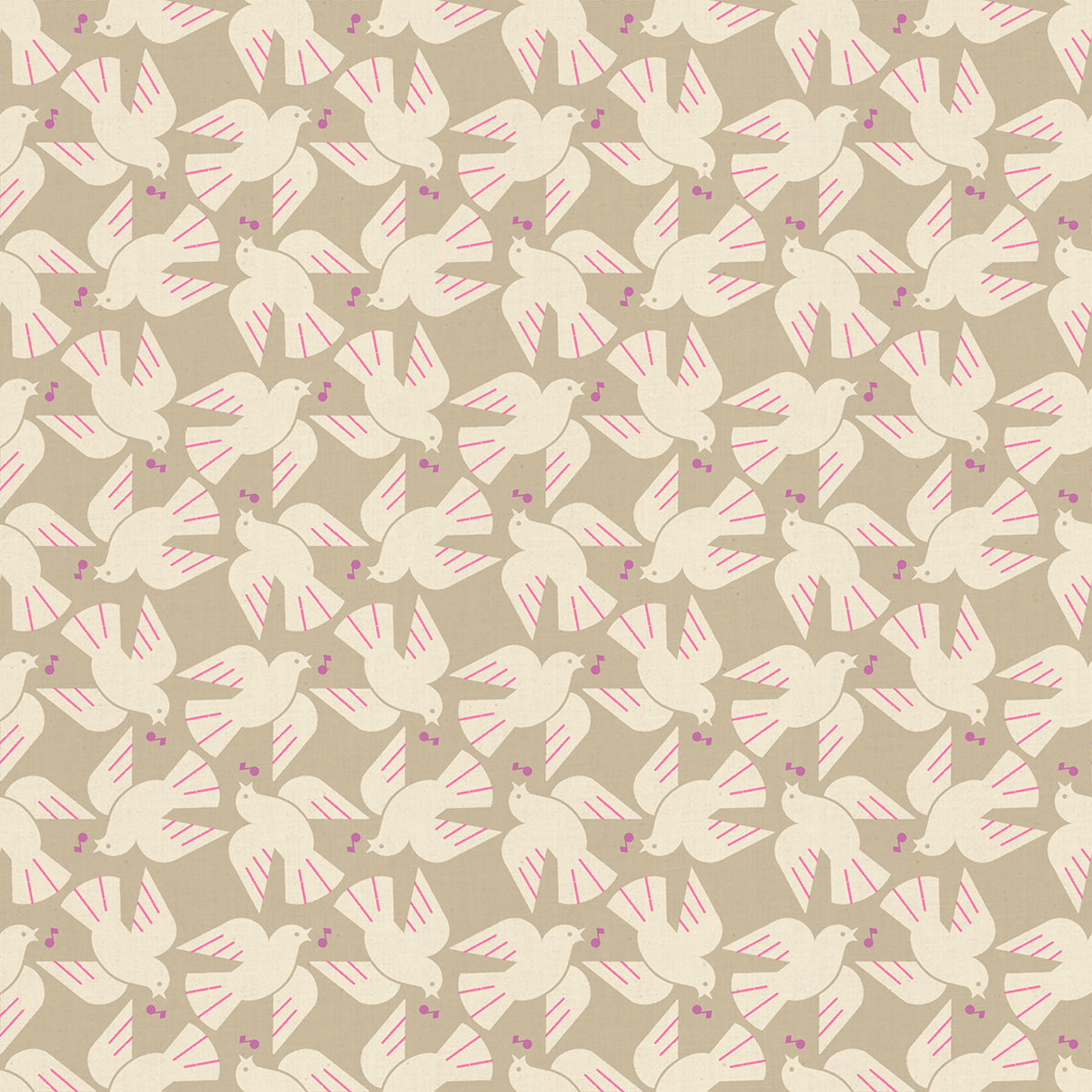 Ruby Star Society-Flock Yeah Khaki-fabric-gather here online