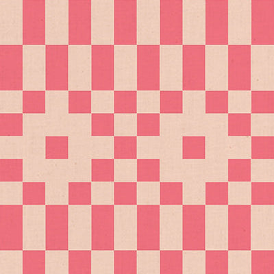 Ruby Star Society-Bitmapped Neon Coral-fabric-gather here online