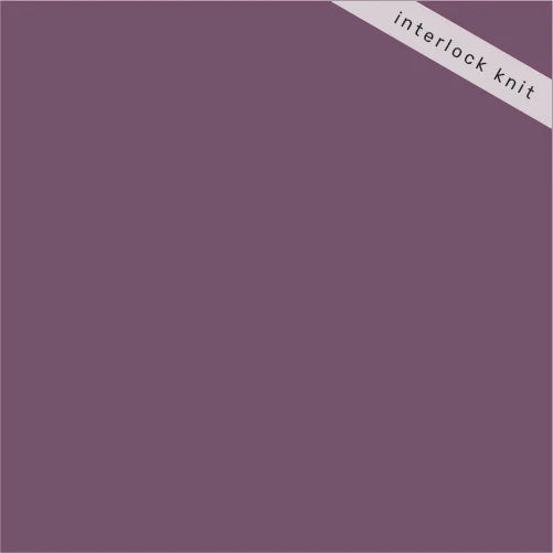 Birch Organic Fabrics-Solid Interlock Knit-fabric-Raisin-gather here online