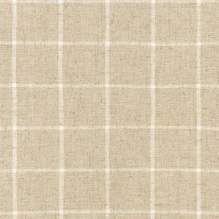 Robert Kaufman-REMNANT: Essex Classic Wovens, Natural 30% OFF 1.25 YDS-fabric remnant-gather here online