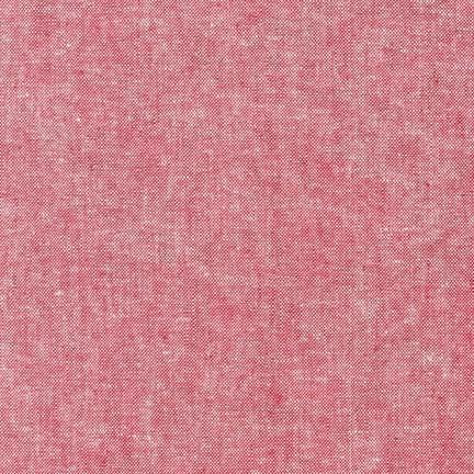 Robert Kaufman-REMNANT: Essex Yarn Dyed Solids, 1308 - Red 30% OFF 1.8 YDS-fabric remnant-gather here online