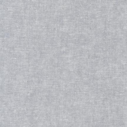 Robert Kaufman-REMNANT: Essex Yarn Dyed Solids, 91 Steel 30% OFF 1.94 YDS-fabric remnant-gather here online