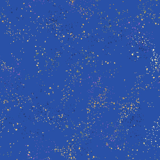 Ruby Star Society-REMNANT: Speckled 104M Metallic Blue Ribbons 30% OFF 1.97 YDS-fabric remnant-gather here online