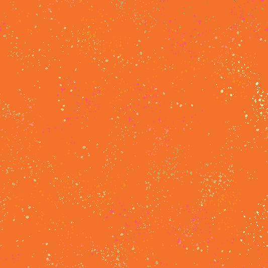 Ruby Star Society-REMNANT: Speckled, 98M Metallic Burnt Orange, 30% OFF 1.83 YDS-fabric remnant-gather here online