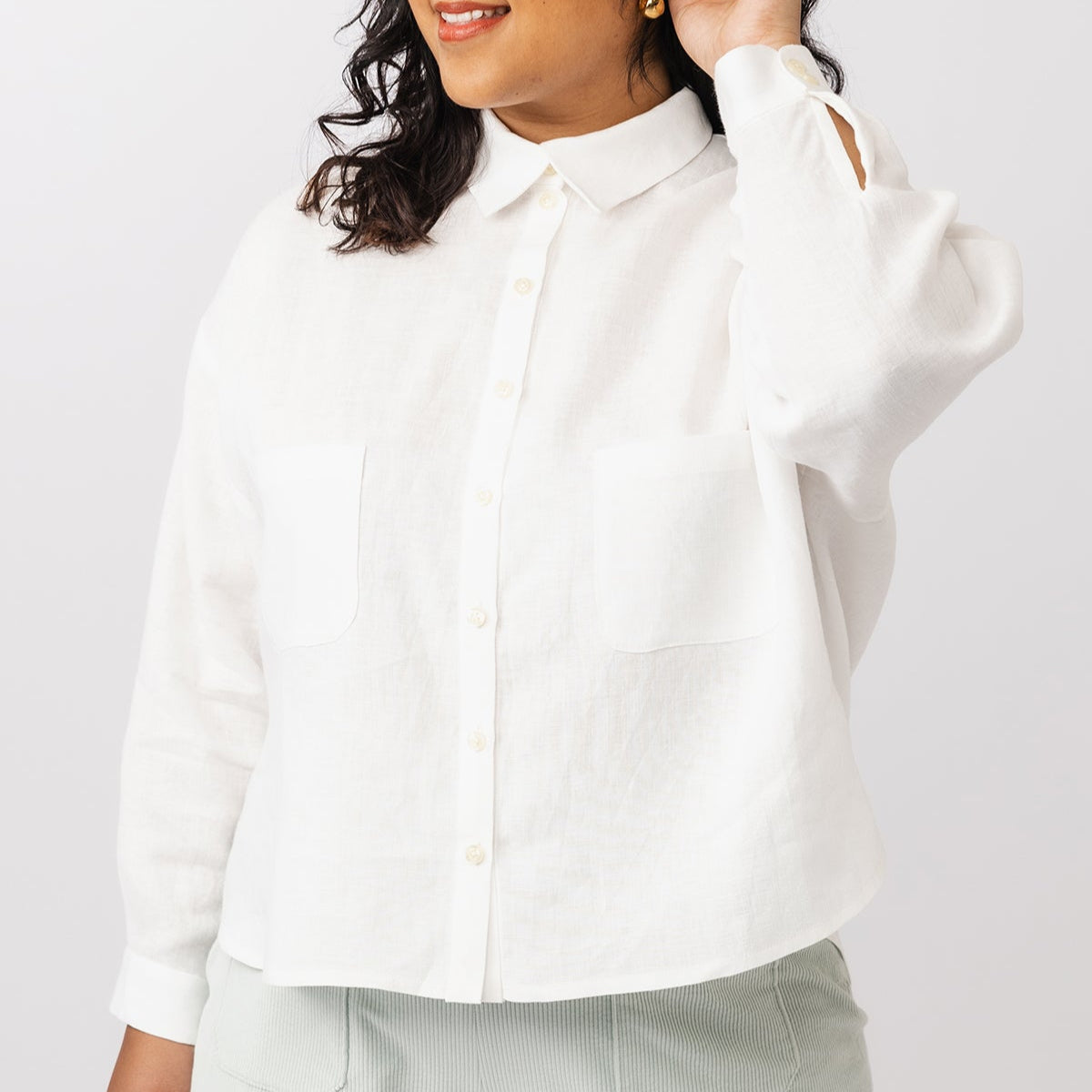 Named Clothing-Silmu Shirt & Shirt Dress Pattern - PDF DOWNLOAD-sewing pattern-gather here online