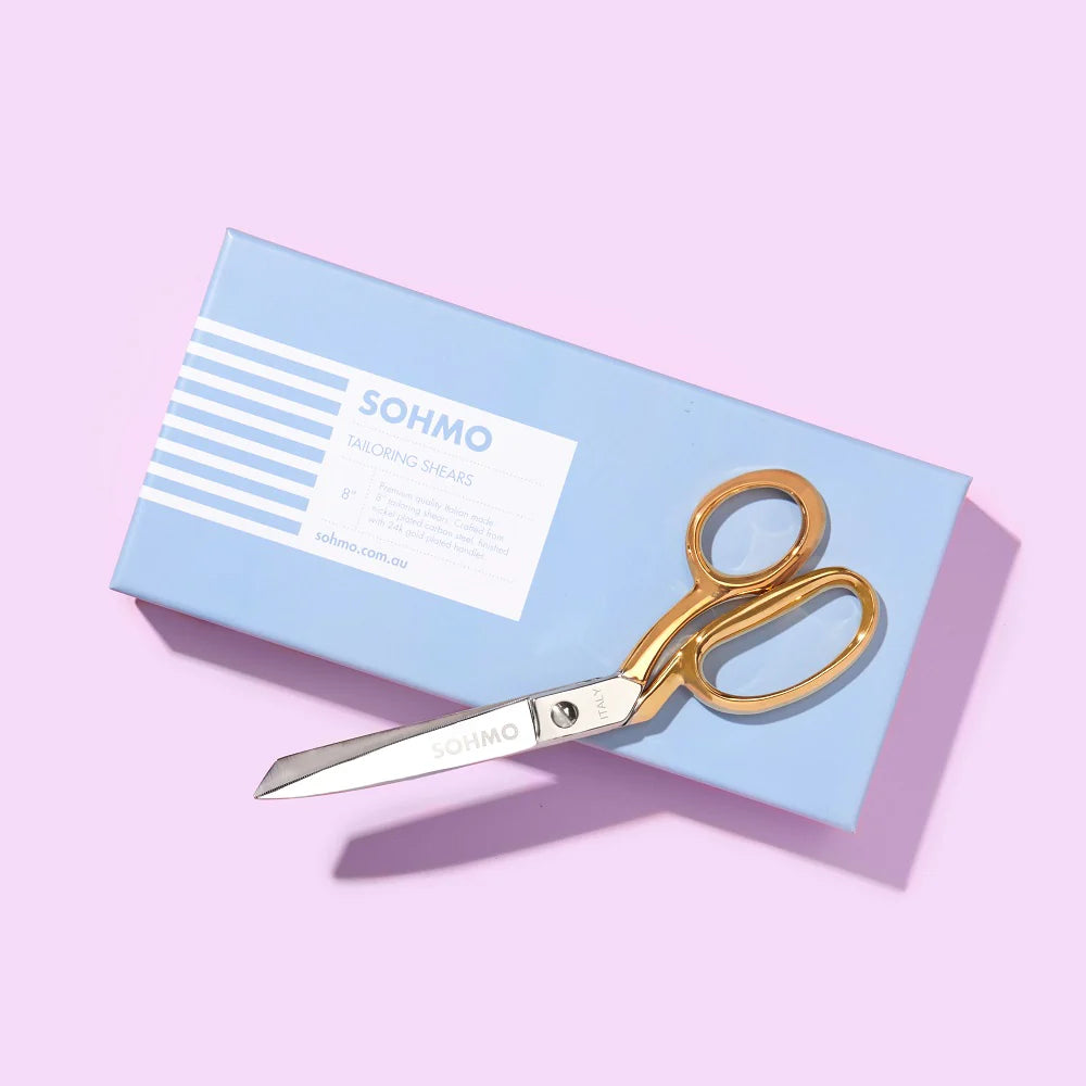 SOHMO-Gold Tailor Shears - 8"-scissors + snips-gather here online