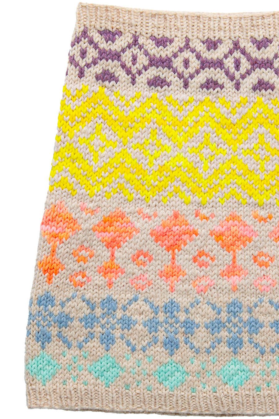 gather here classes-Colorwork Morse Cowl - 2 sessions-class-gather here online