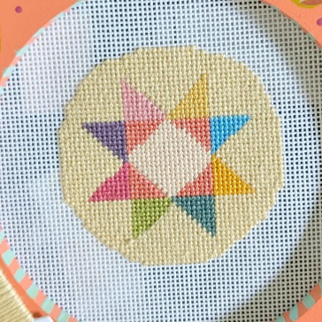 gather here classes-Embroidery - Needlepoint Mini-class-gather here online