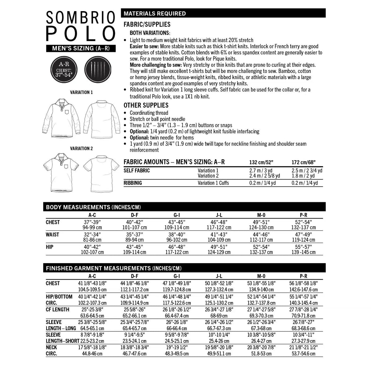 Thread Theory-Sombrio Polo Pattern (Men's) - PDF DOWNLOAD-sewing pattern-gather here online