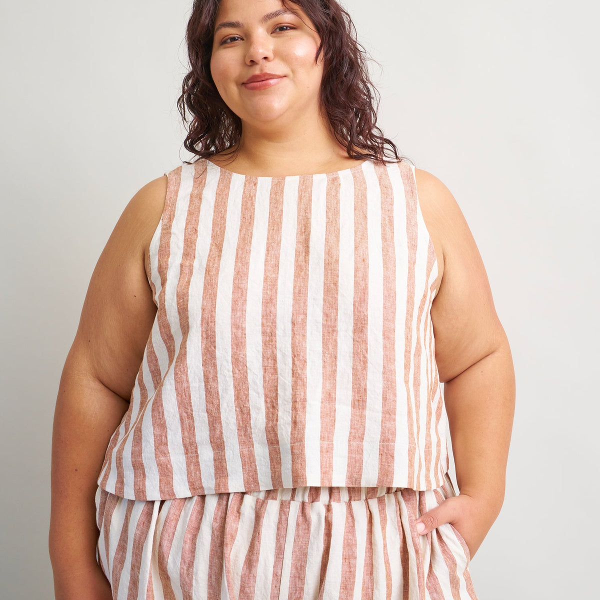 Matchy Matchy Sewing Club-Sunny Side Tank Pattern - PDF DOWNLOAD-sewing pattern-gather here online