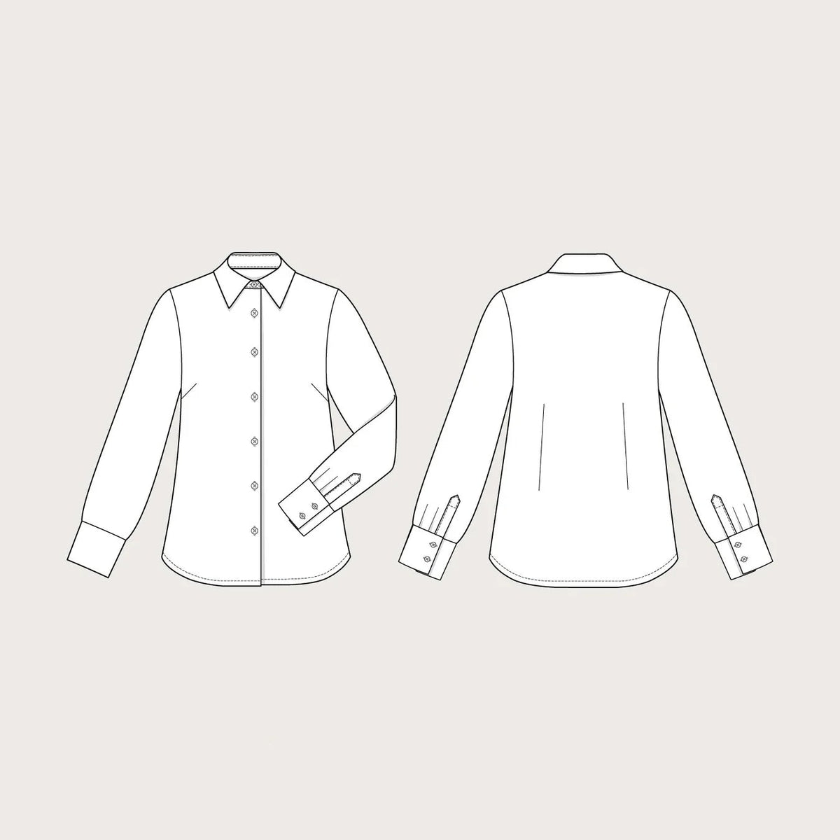 Assembly Line-Classic Shirt Pattern-sewing pattern-gather here online
