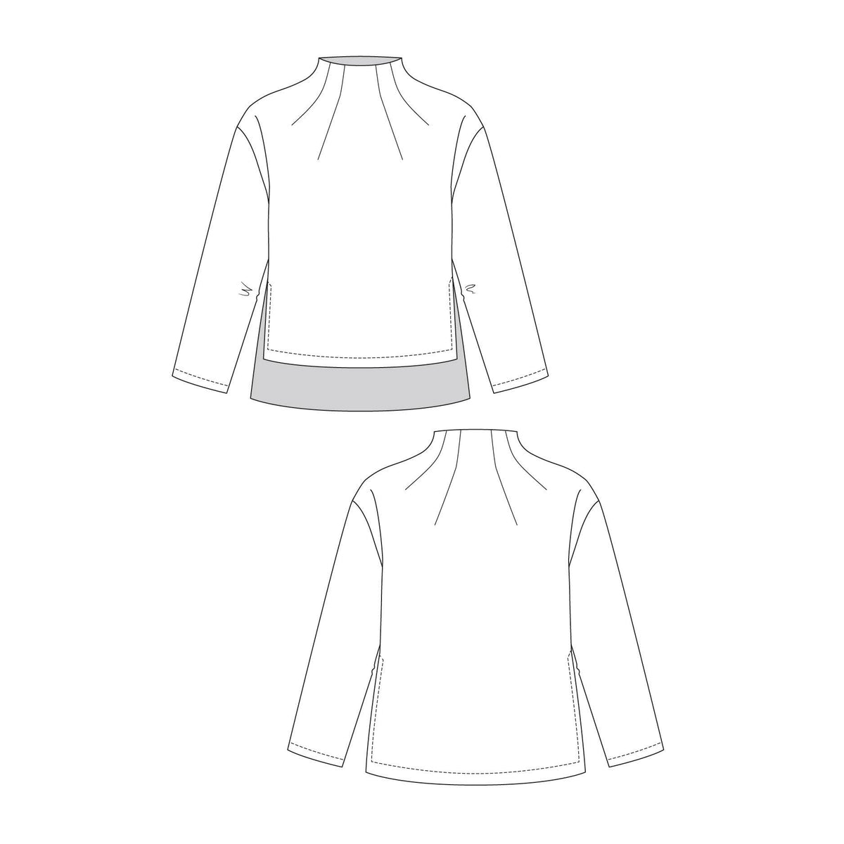 Named Clothing-Talvikki Sweater Pattern - PDF DOWNLOAD-sewing pattern-gather here online