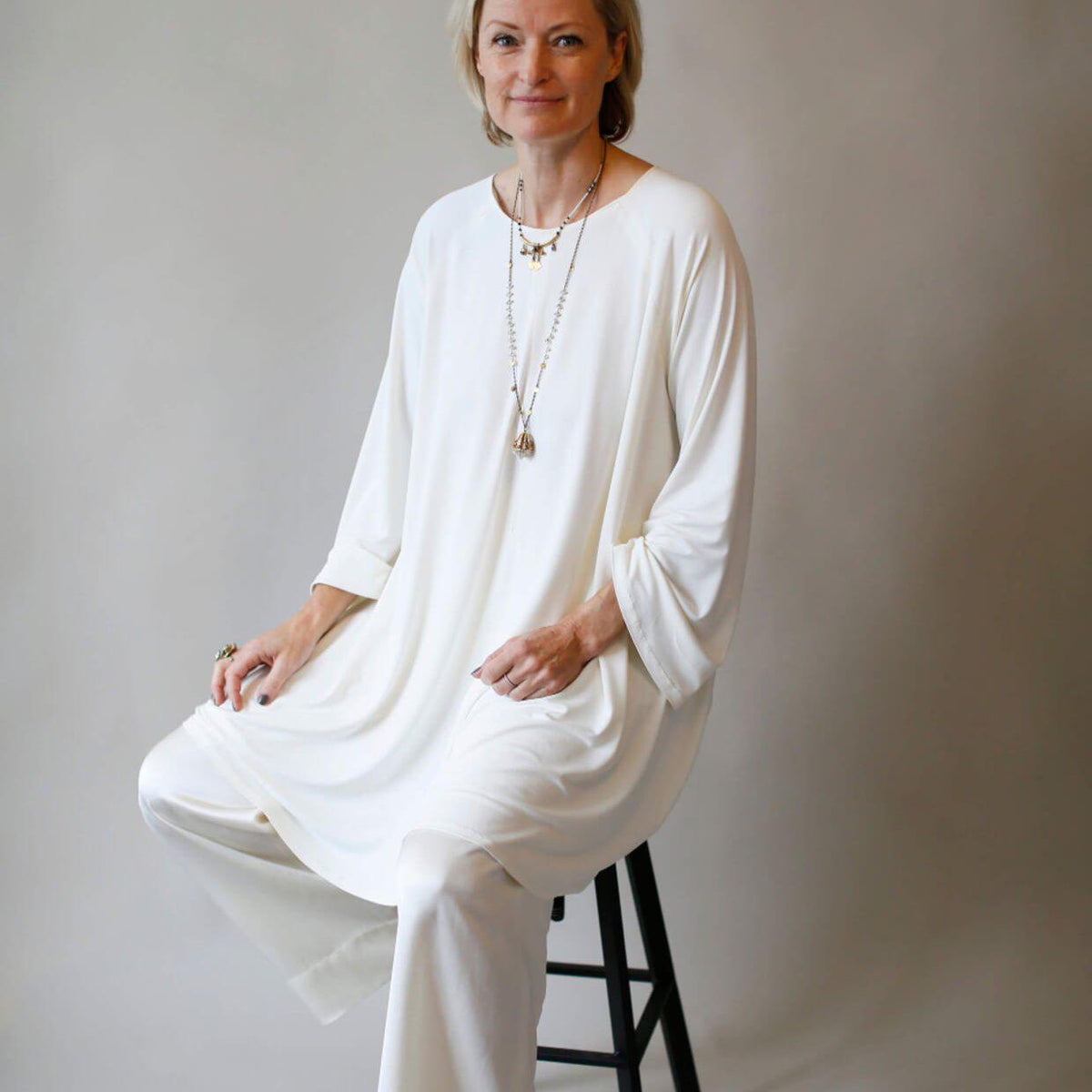 The Maker's Atelier-The Flared Tunic & Top Pattern - PDF DOWNLOAD-sewing pattern-gather here online