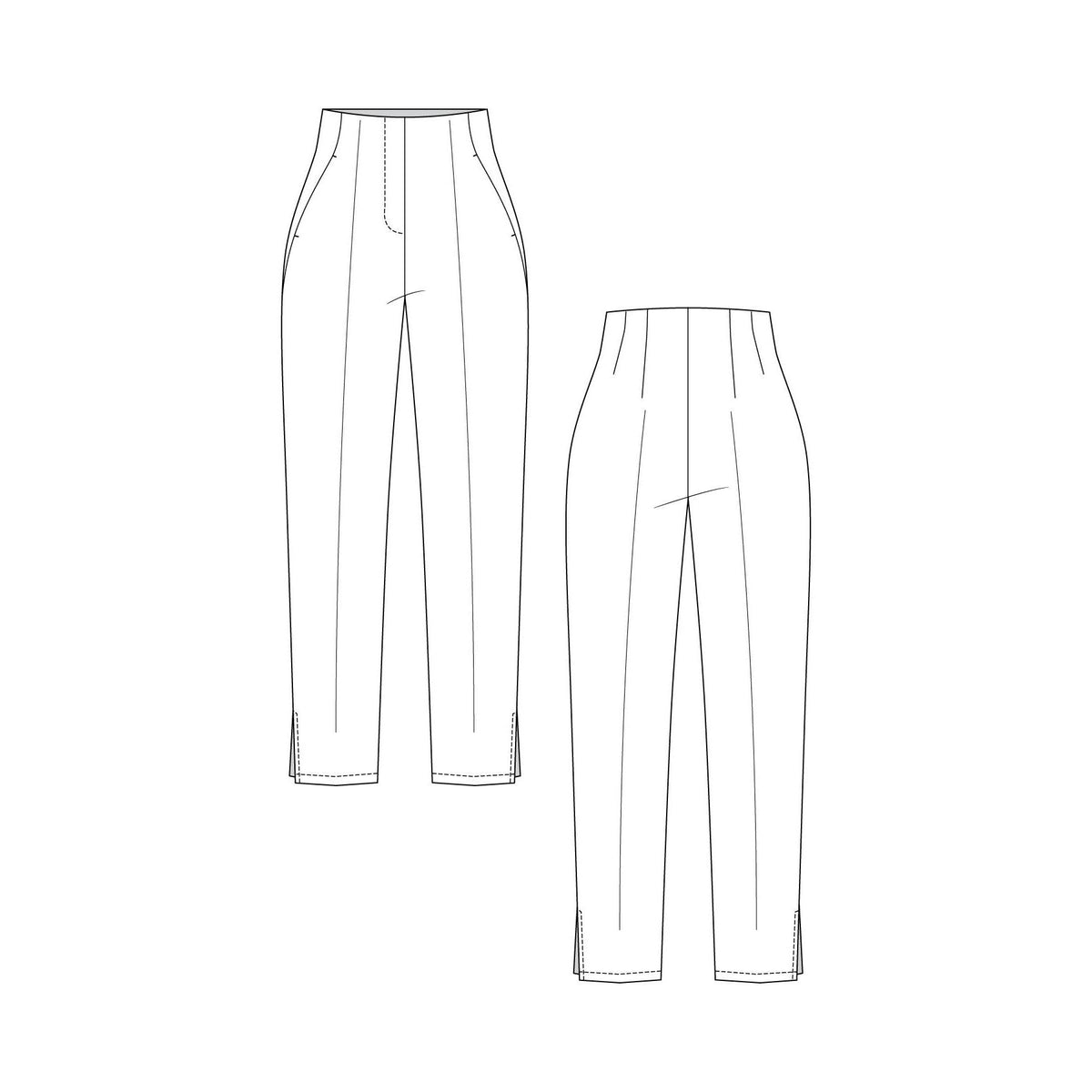 Named Clothing-Tyyni Cigarette Trousers Pattern - PDF DOWNLOAD-sewing pattern-gather here online