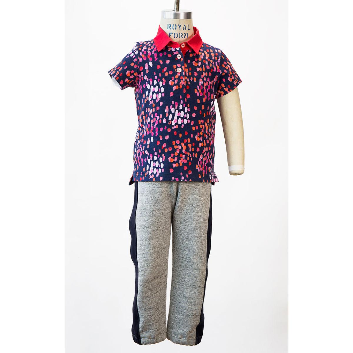 oliver + s-Parachute Polo & Sweatpants Pattern - PDF DOWNLOAD-sewing pattern - kids-gather here online