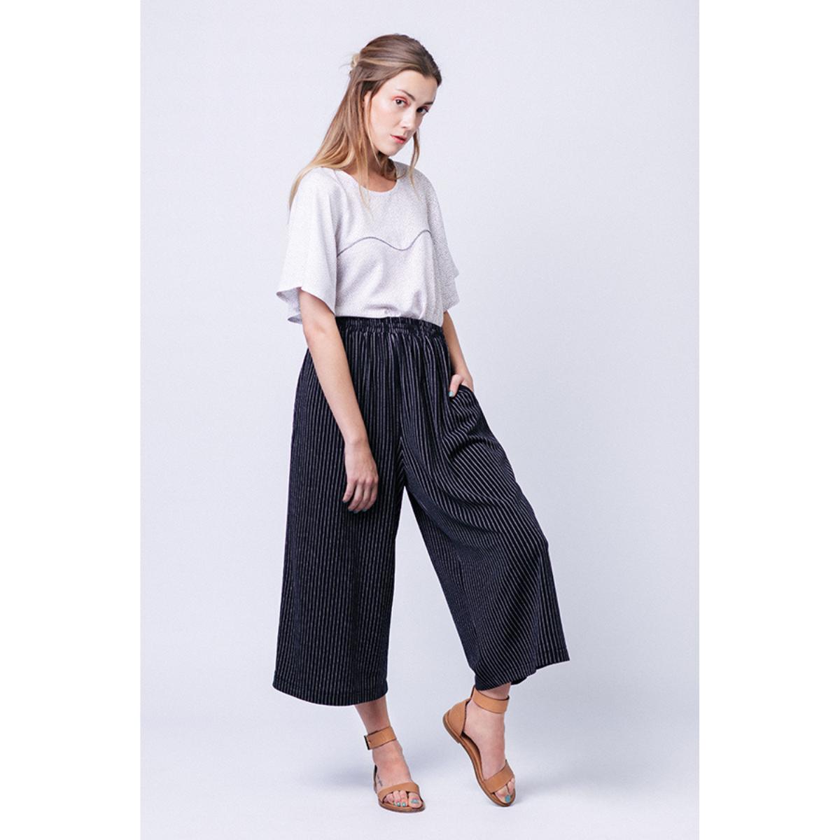 Named Clothing-Ninni Elastic Waist Culottes Pattern - PDF DOWNLOAD-sewing pattern-gather here online