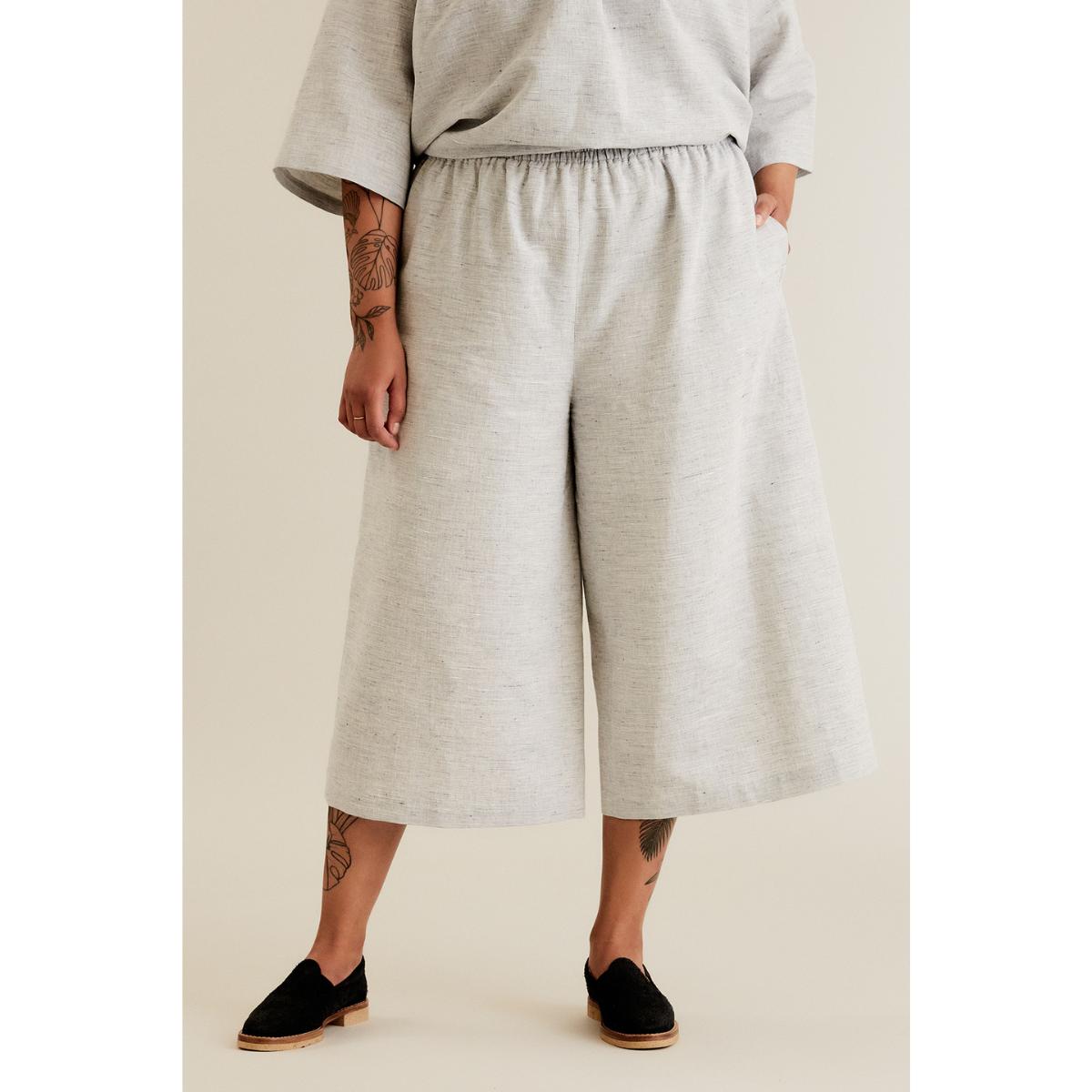 Named Clothing-Ninni Elastic Waist Culottes Pattern - PDF DOWNLOAD-sewing pattern-gather here online