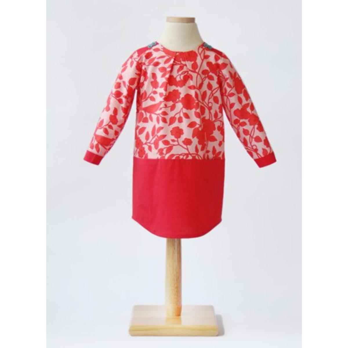 oliver + s-Book Report Dress Pattern - PDF DOWNLOAD-sewing pattern - kids-gather here online