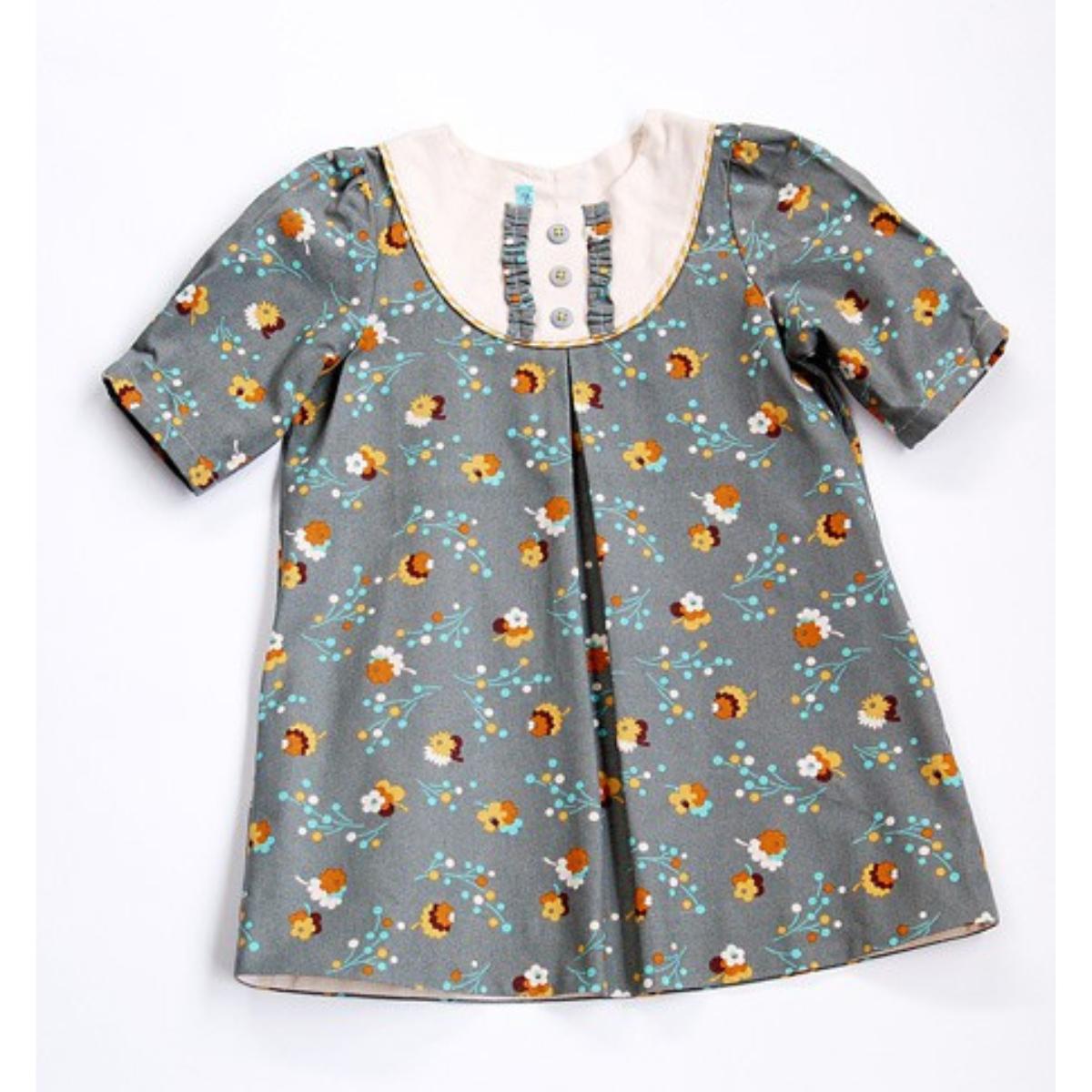 oliver + s-Playdate Dress Pattern - PDF DOWNLOAD-sewing pattern - kids-gather here online