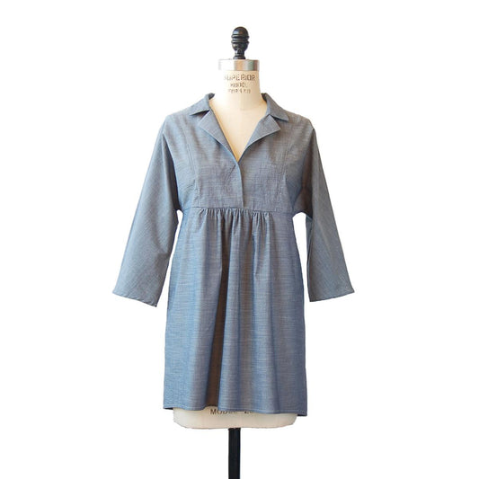 Liesl + Co-Late Lunch Tunic Pattern - PDF DOWNLOAD-sewing pattern-gather here online