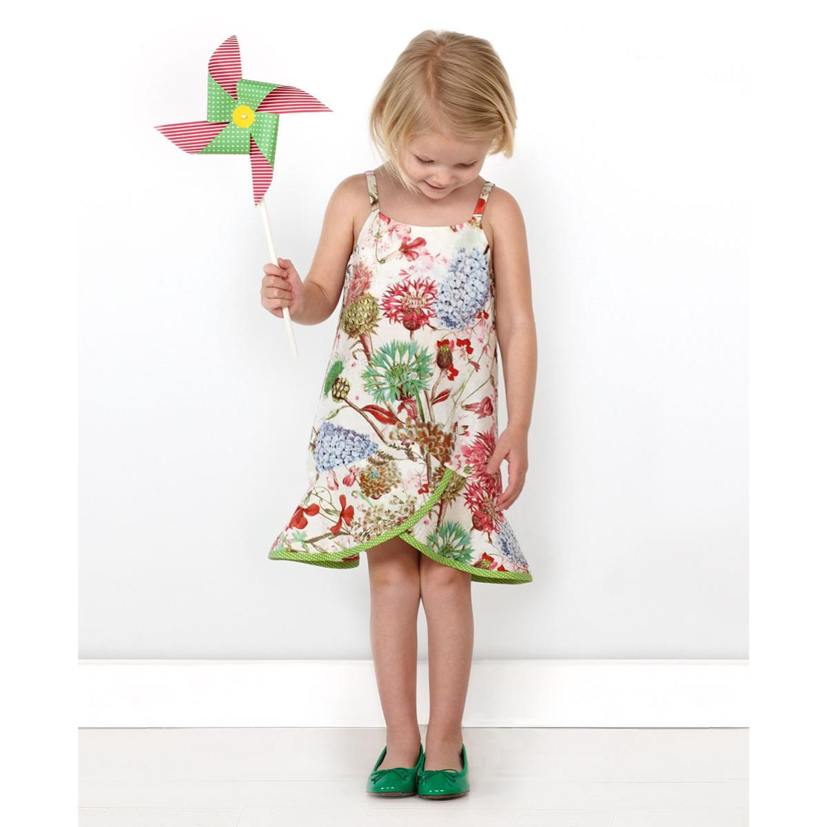 oliver + s-Pinwheel Tunic & Slip Dress Pattern - PDF DOWNLOAD-sewing pattern - kids-gather here online