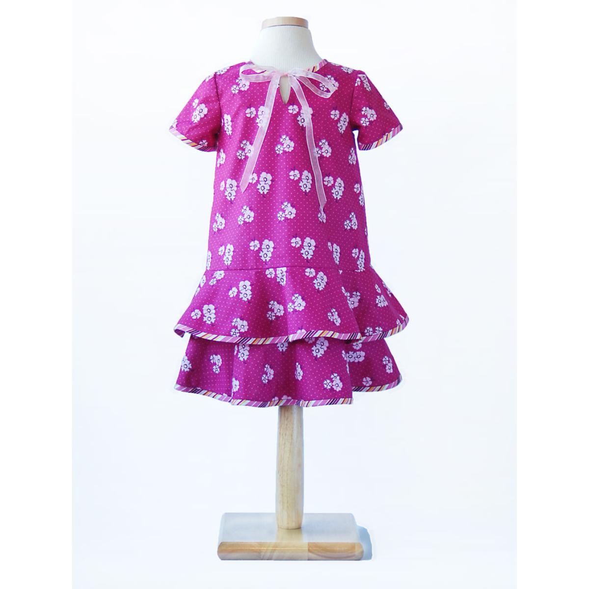 oliver + s-Pinwheel Tunic & Slip Dress Pattern - PDF DOWNLOAD-sewing pattern - kids-gather here online