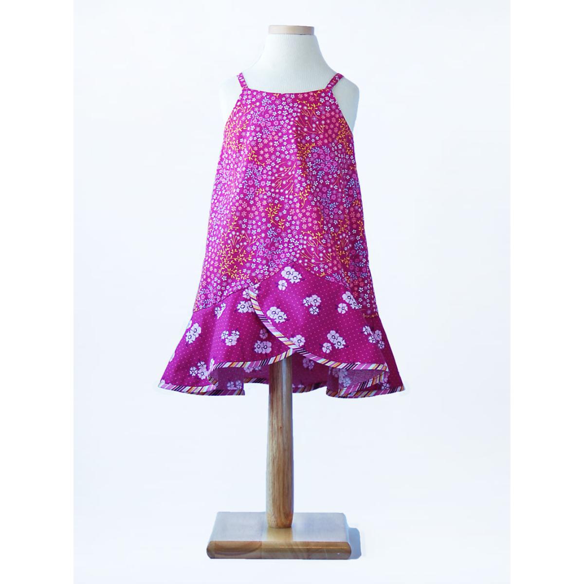 oliver + s-Pinwheel Tunic & Slip Dress Pattern - PDF DOWNLOAD-sewing pattern - kids-gather here online