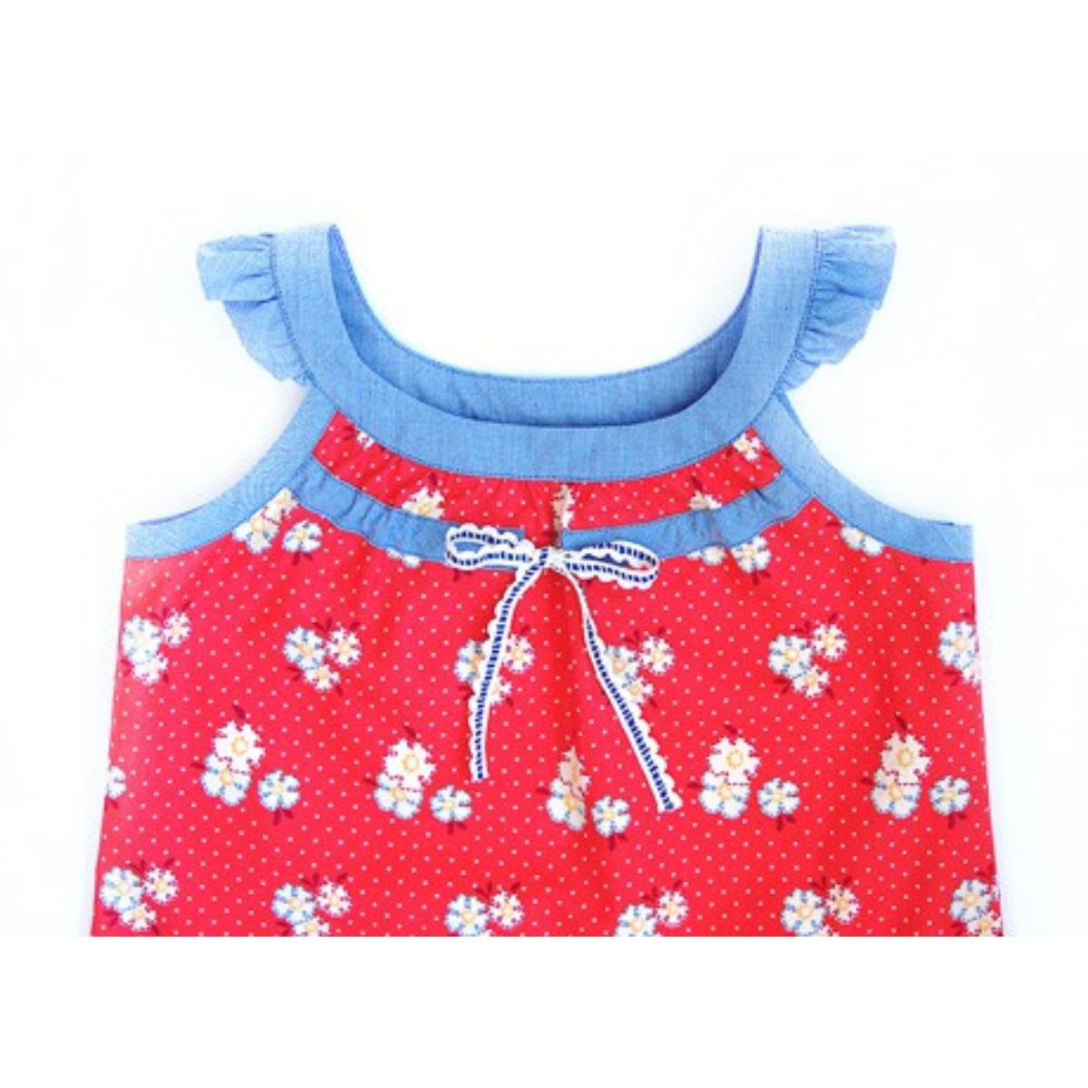oliver + s-Badminton Skort, Top & Dress Pattern - PDF DOWNLOAD-sewing pattern - kids-gather here online