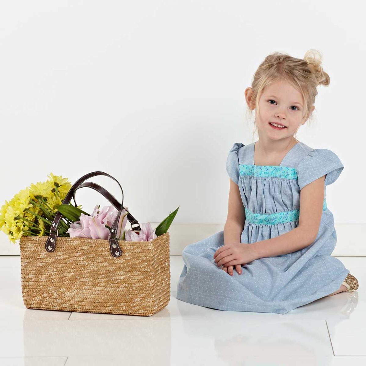 oliver + s-Garden Party Dress Pattern - PDF DOWNLOAD-sewing pattern - kids-gather here online