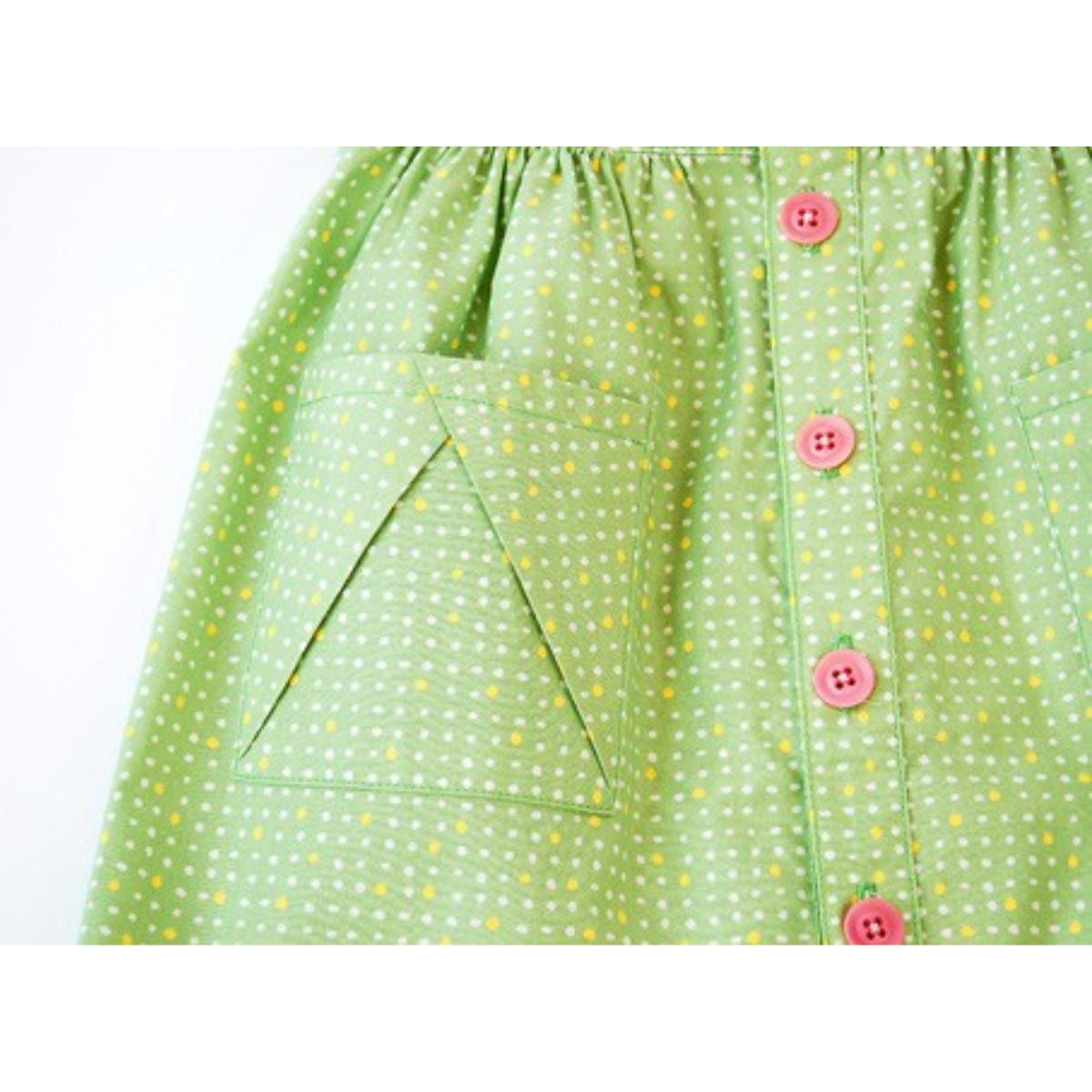 oliver + s-Hopscotch Skirt, Knit Top & Dress Pattern - PDF DOWNLOAD-sewing pattern - kids-gather here online