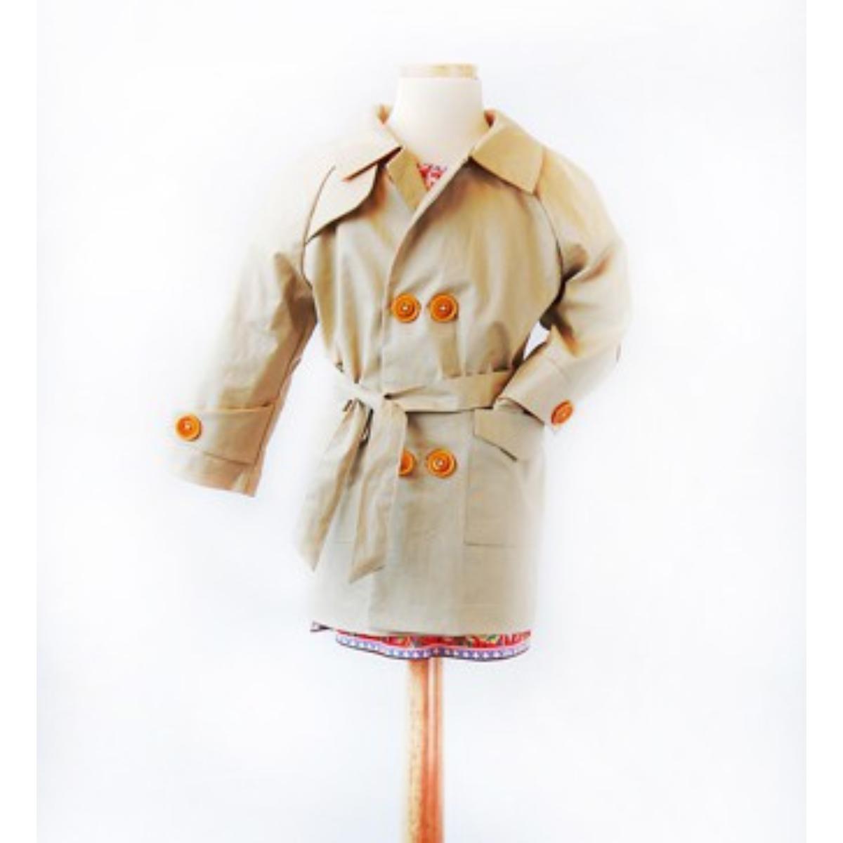 oliver + s-Secret Agent Trench Coat Pattern - PDF DOWNLOAD-sewing pattern - kids-gather here online