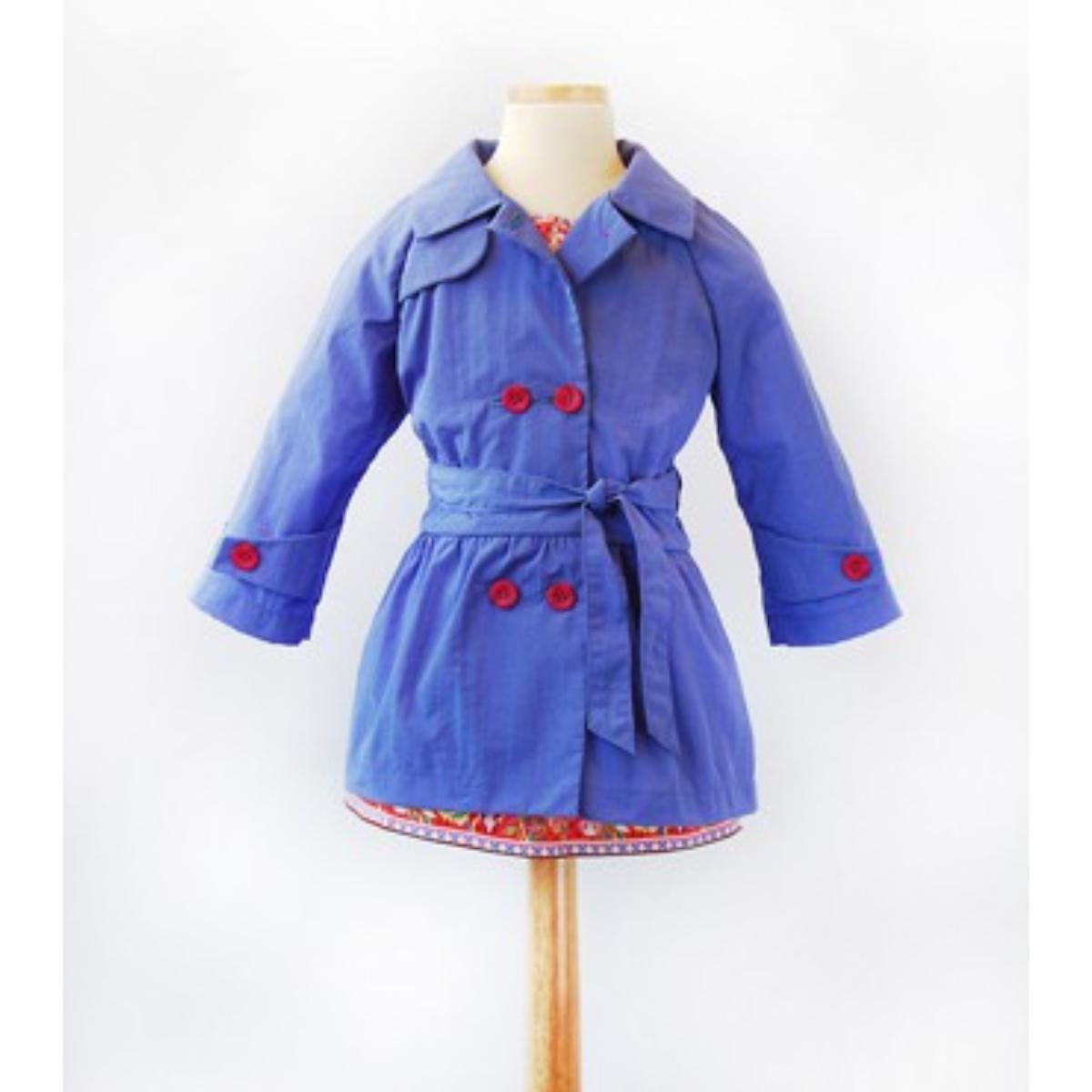 oliver + s-Secret Agent Trench Coat Pattern - PDF DOWNLOAD-sewing pattern - kids-gather here online