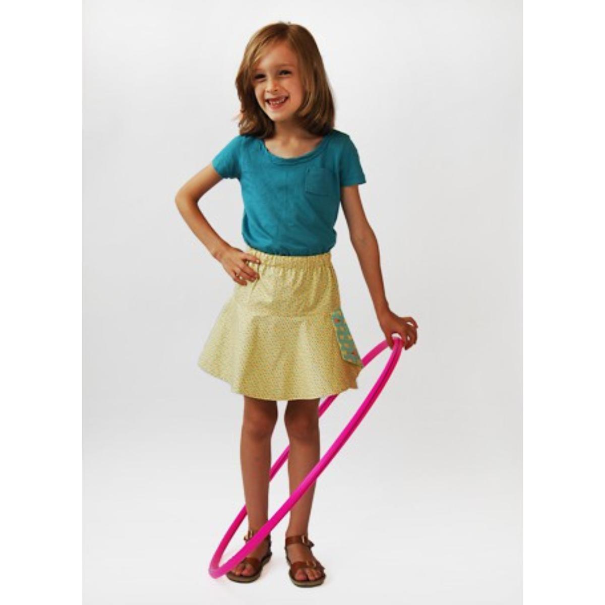 oliver + s-Hula Hoop Skirt Pattern - PDF DOWNLOAD-sewing pattern - kids-gather here online