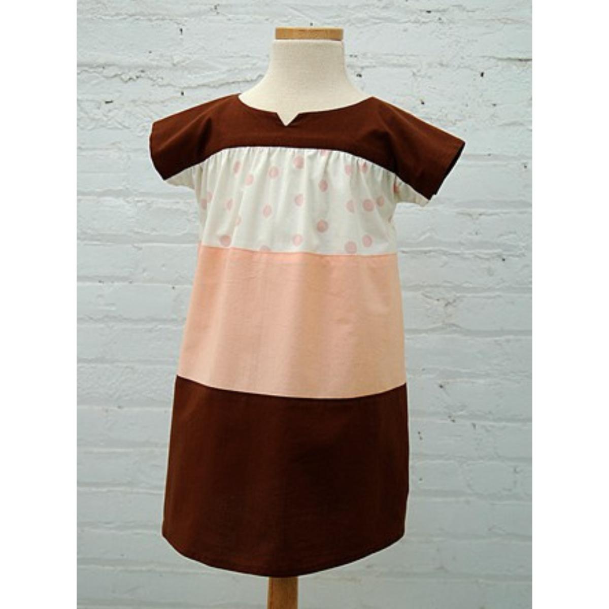 oliver + s-Ice Cream Dress Pattern - PDF DOWNLOAD-sewing pattern - kids-gather here online
