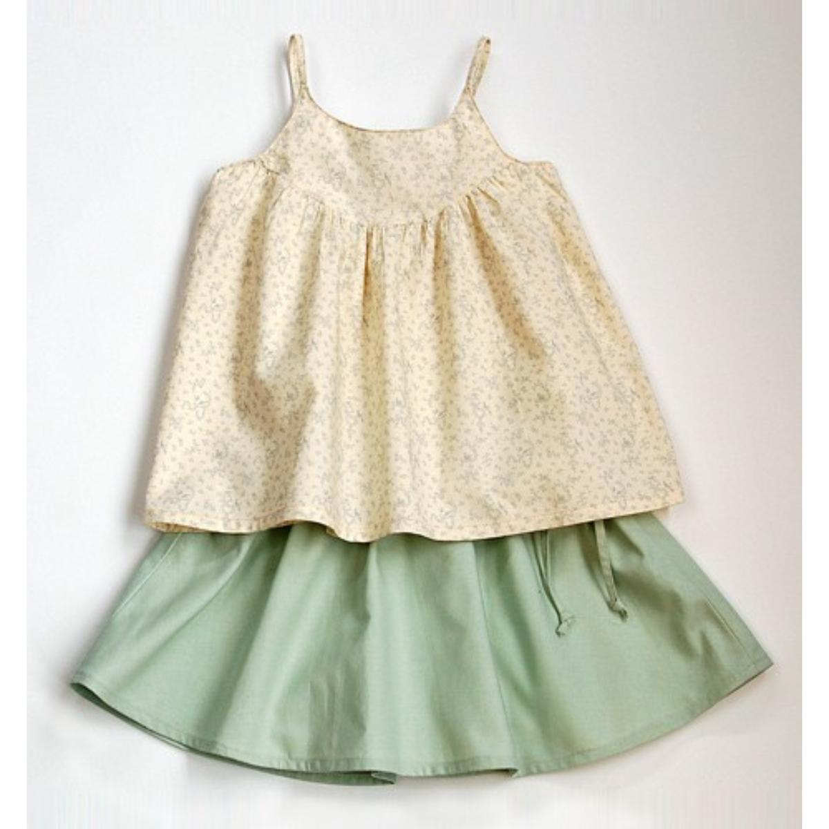 oliver + s-Swingset Tunic & Skirt Pattern - PDF DOWNLOAD-sewing pattern - kids-gather here online